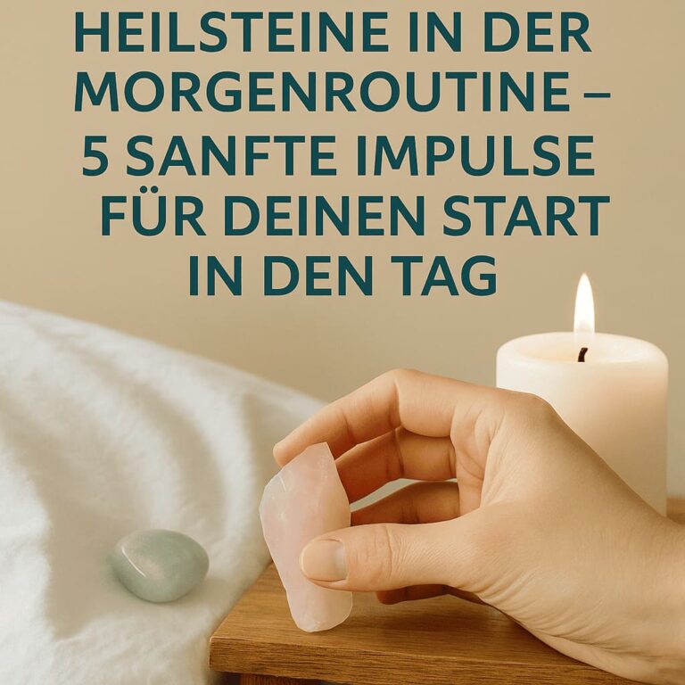 Heilsteine in der Morgenroutine